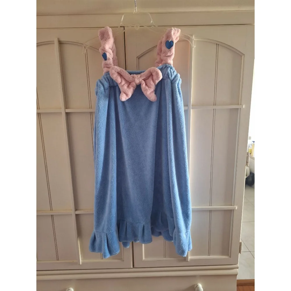 Women  Bath wrap elastic Robe S/M